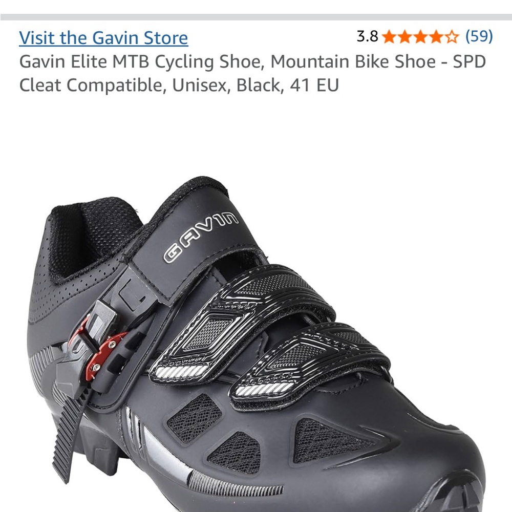 Elite MTB Cycling Shoe - Black